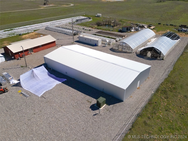 bird's eye view featuring a rural view