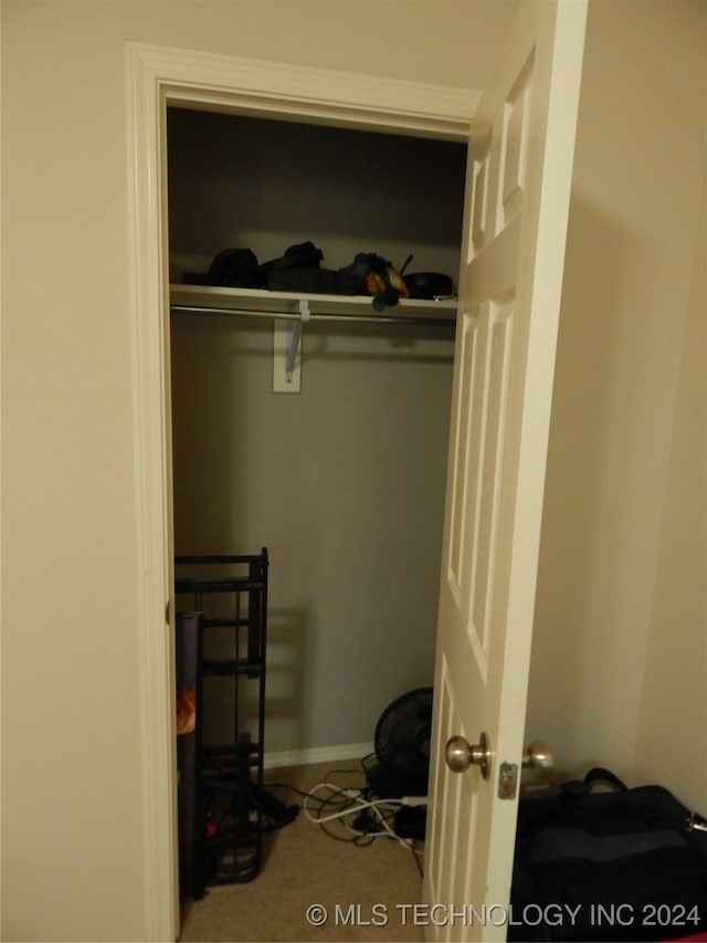 view of closet