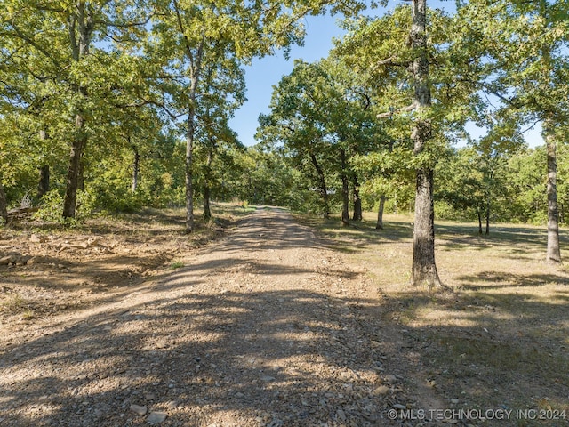 view of road