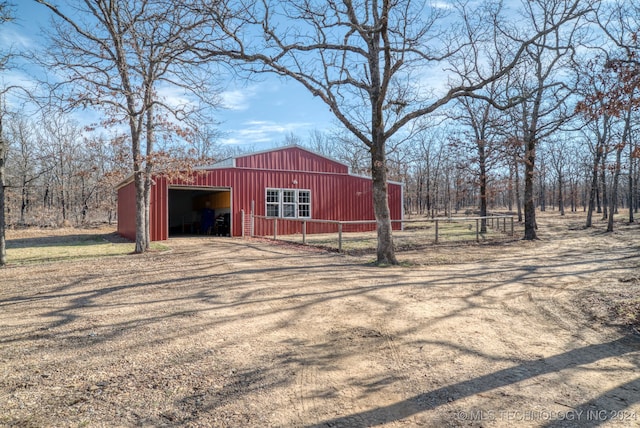 view of outbuilding