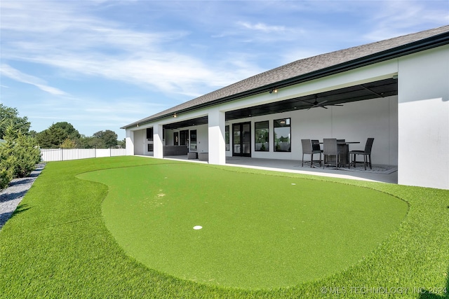 exterior space featuring a patio