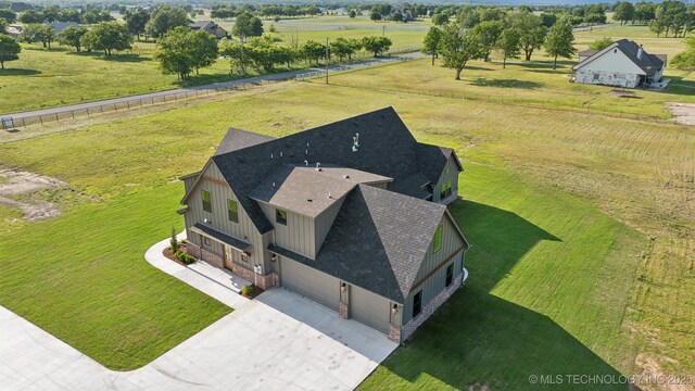 17599 S Harvard Ave, Mounds, OK 74047 - aerial view of sparsely populated area