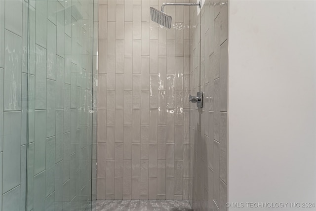 bathroom with walk in shower