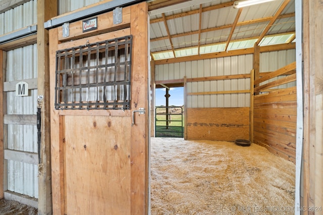 view of stable