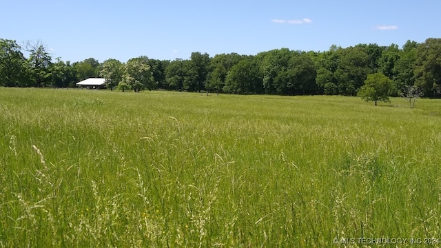 view of landscape featuring a rural view