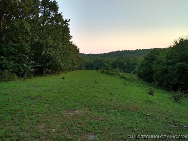 view of nature at dusk