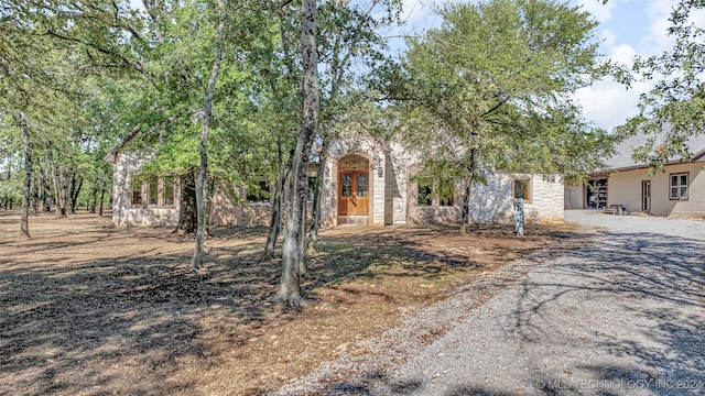 view of front of home