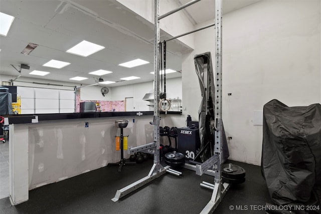 view of exercise room