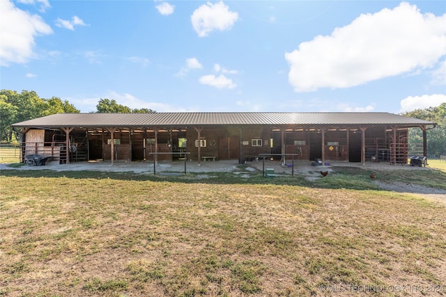 view of stable