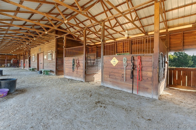 view of stable