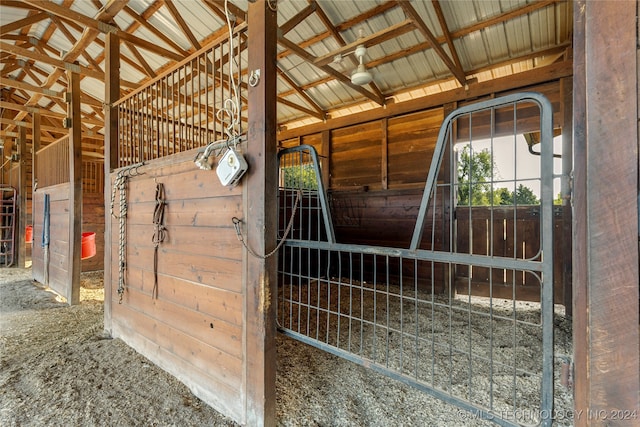 view of stable