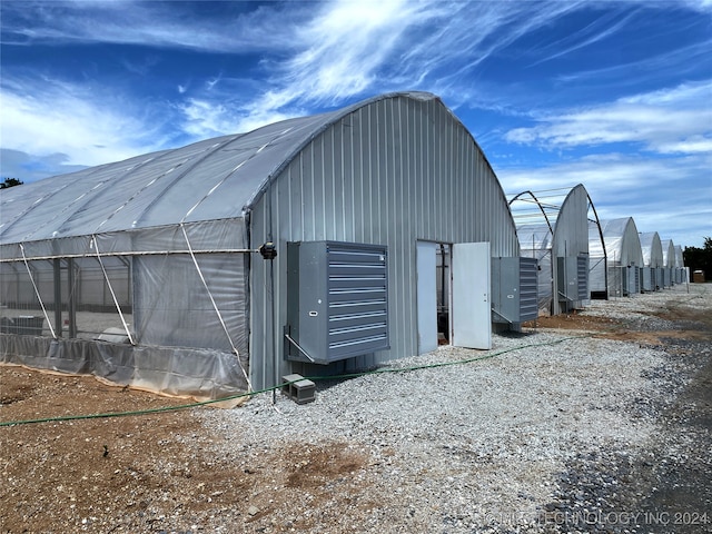 view of outdoor structure