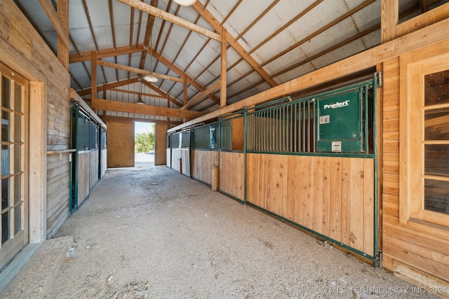 view of stable