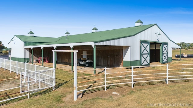 view of stable