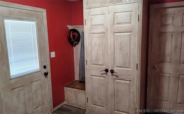 entryway with baseboards