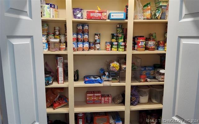 view of pantry