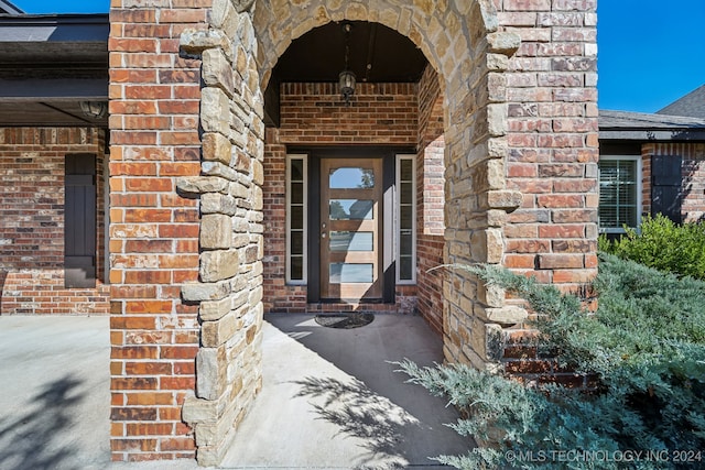 view of entrance to property