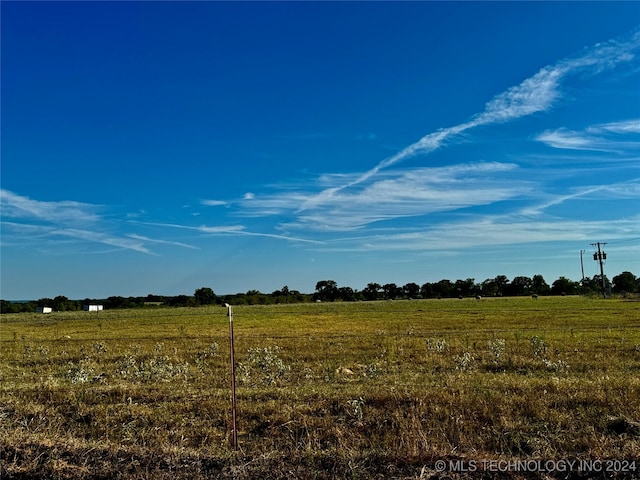 view of nature with a rural view