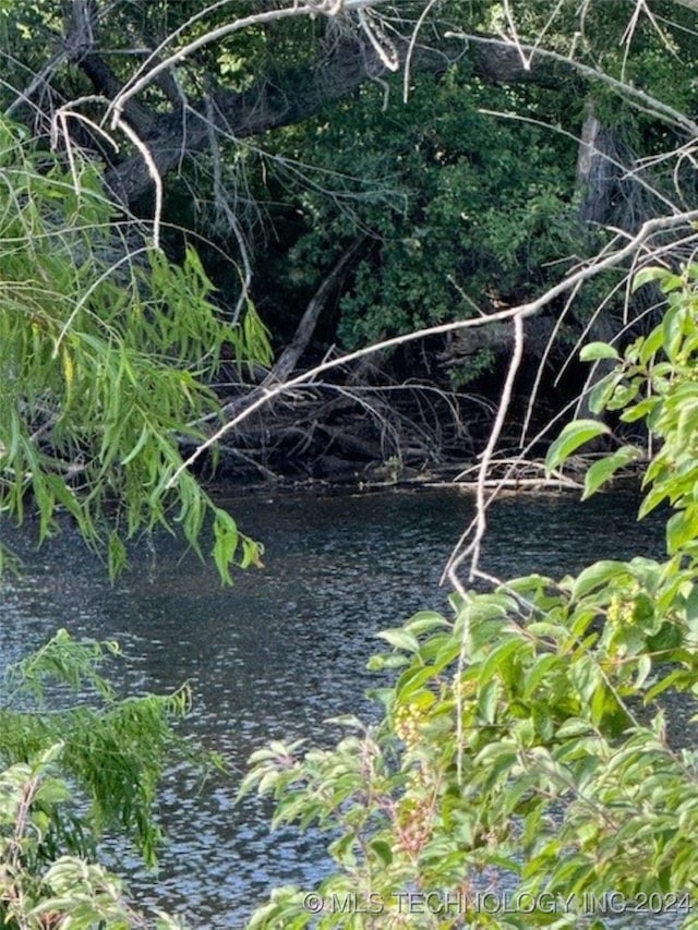 view of landscape with a water view