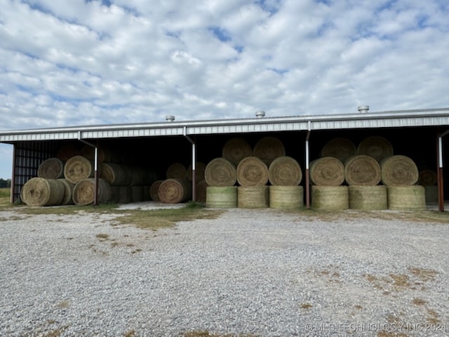 view of horse barn