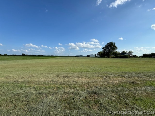 view of landscape with a rural view