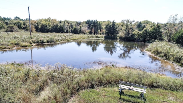 view of water feature