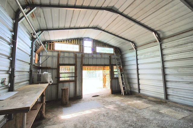 516 W Fox St, Tahlequah, OK 74464 - garage with cooling unit