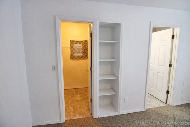 view of closet