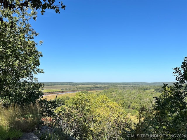 view of landscape with a rural view