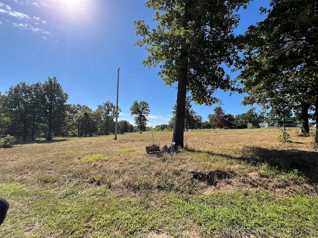 view of nature with a rural view