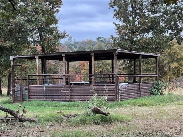 view of horse barn