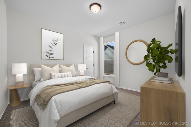 bedroom featuring carpet flooring