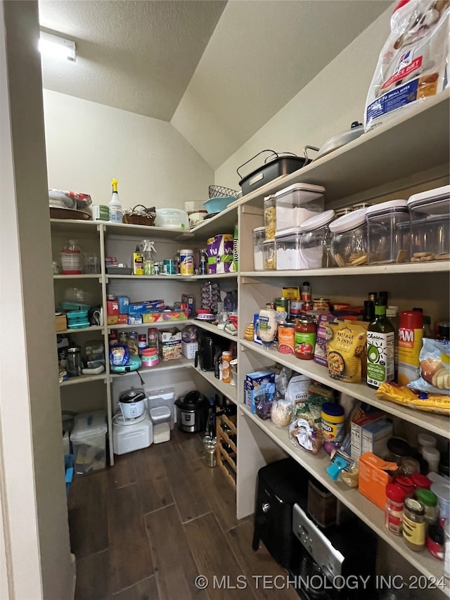 view of pantry