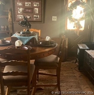 view of dining room