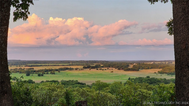 mountain view featuring a rural view