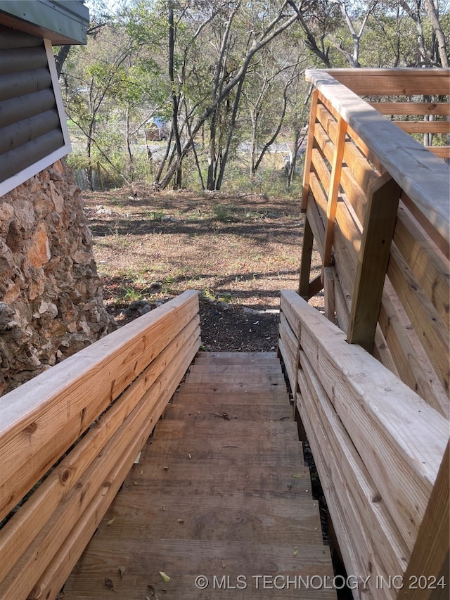 view of deck