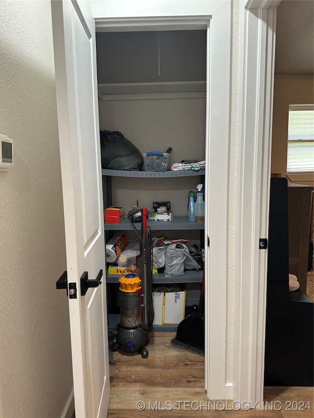 view of closet