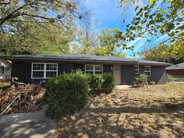 view of ranch-style home