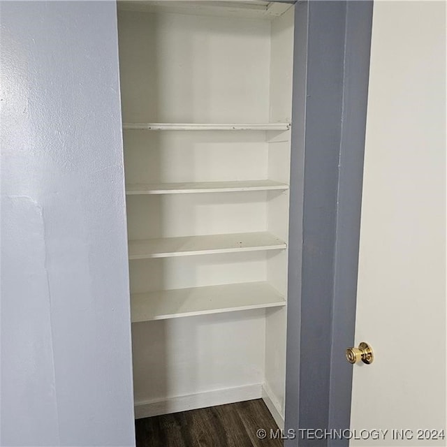 view of closet