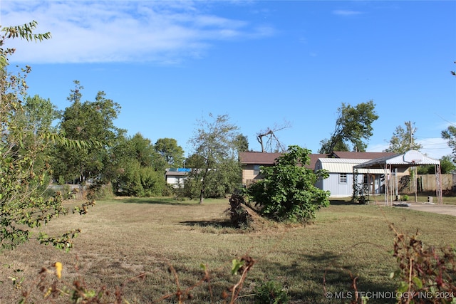 view of yard