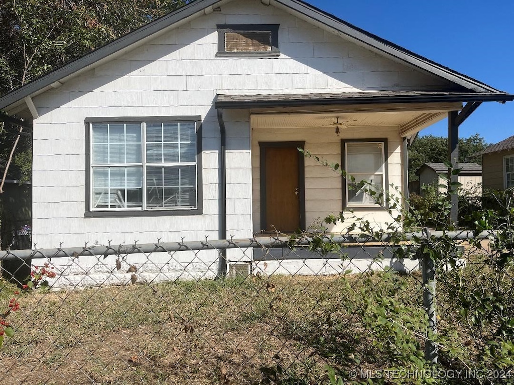 view of bungalow-style house