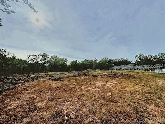 view of yard featuring a rural view