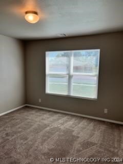 spare room with carpet floors and a healthy amount of sunlight