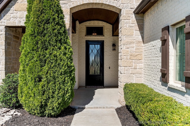 view of entrance to property