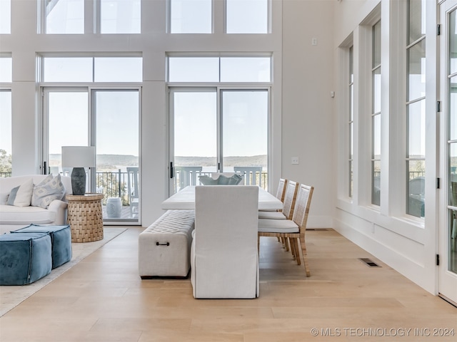 sunroom featuring plenty of natural light