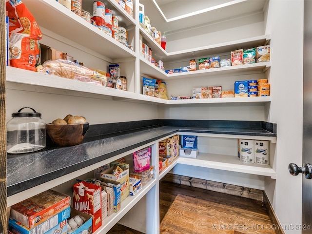 view of pantry