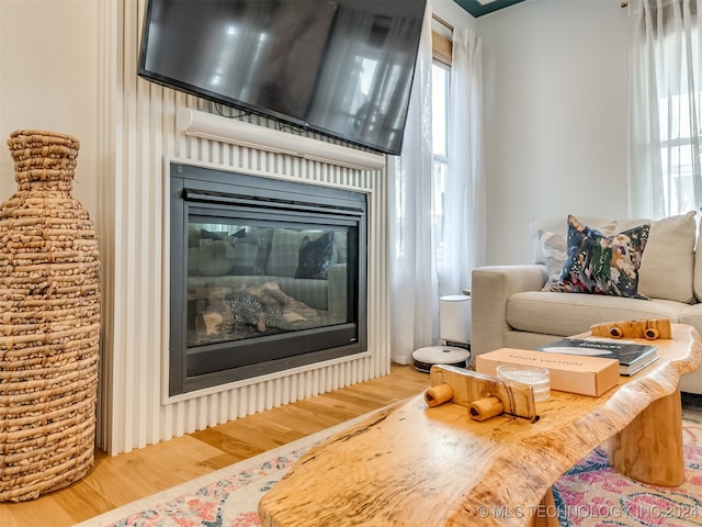 interior space featuring hardwood / wood-style floors