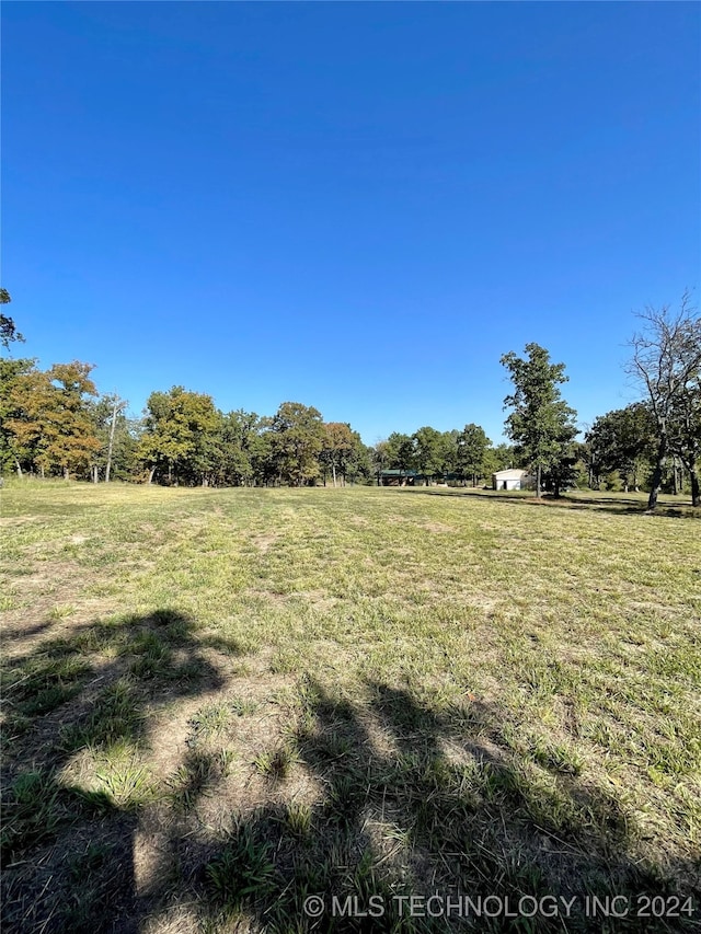 view of yard featuring a rural view