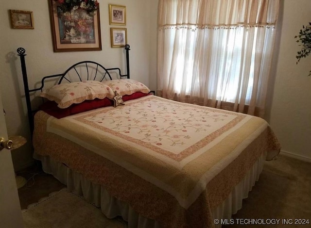 bedroom featuring carpet floors