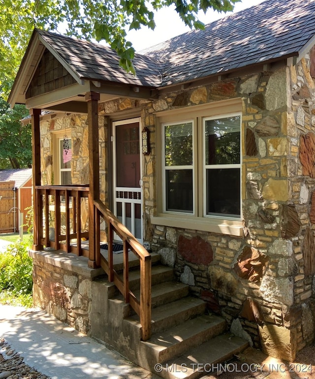 view of entrance to property